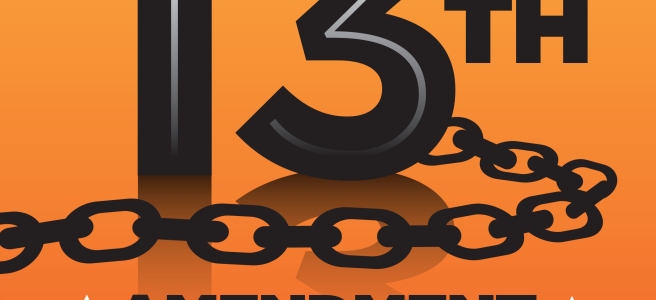 13th Amendment - logo by Chris Censullo