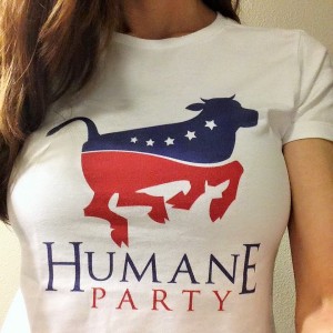Example Humane Party t-shirt